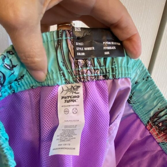 Psycho Tuna… Swim Trunks Board Pool Shorts - Medium - Picture 6 of 6